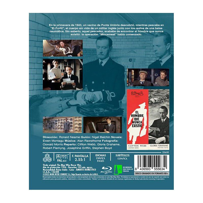 El Hombre Que Nunca Existi&oacute; [blu-ray R] (1956) ... image number null