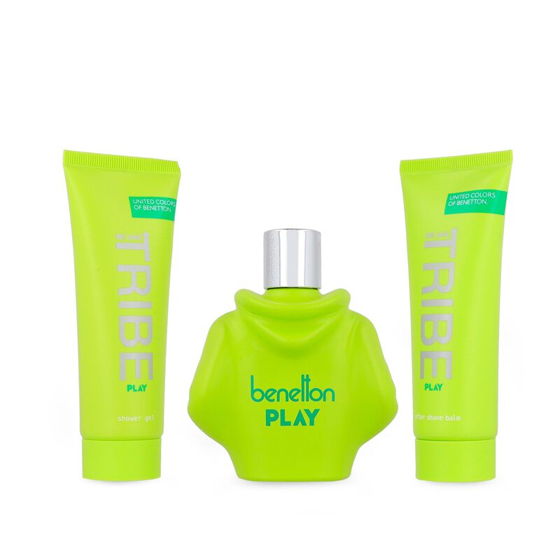 Set Benetton We Are Tribe Play 3pzs Fragancia 9... image number null