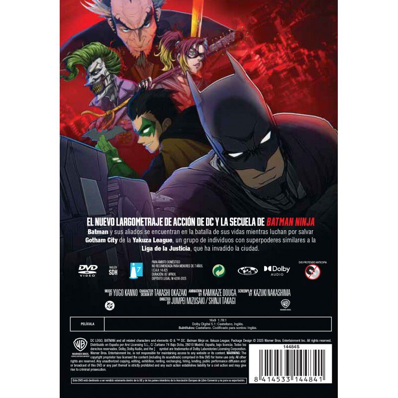 Batman Ninja Vs. Yakuza League [DVD] (2025) image number null