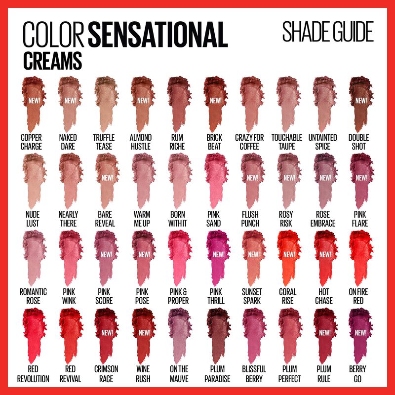 L&aacute;piz Labial Maybelline Color Sensational Pink ... image number null