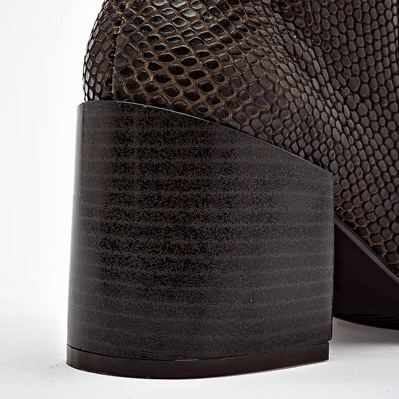 Gino Cherruti bot&iacute;n tac&oacute;n para mujer  caf&eacute; cod ... image number null