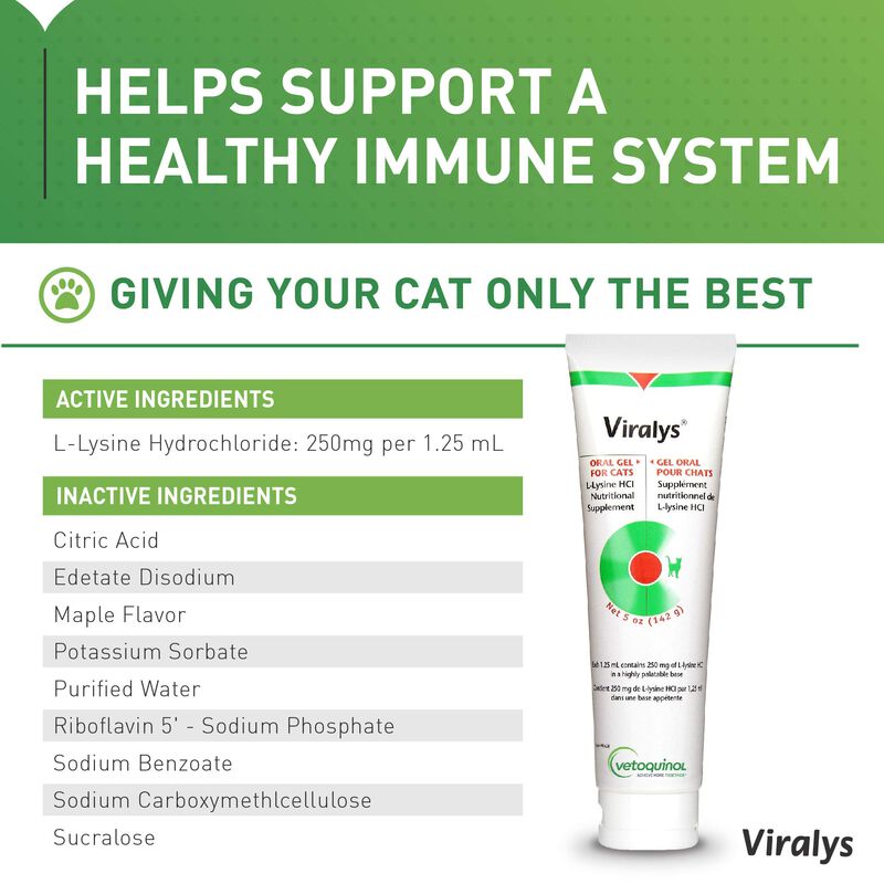 Suplemento Vetoquinol Viralys Gel L-lisina Para... image number null