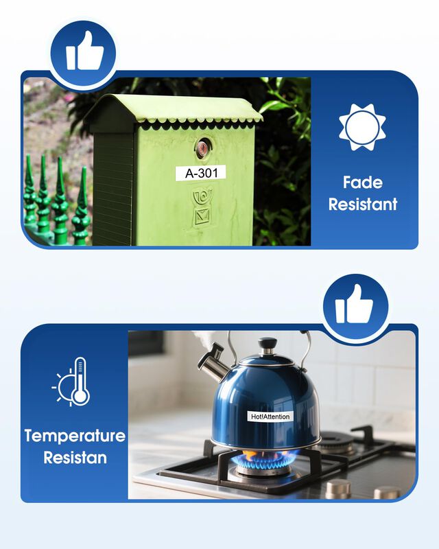 Cinta De Etiquetas Matoburr 12 mm X 8 m, Paquet... image number null