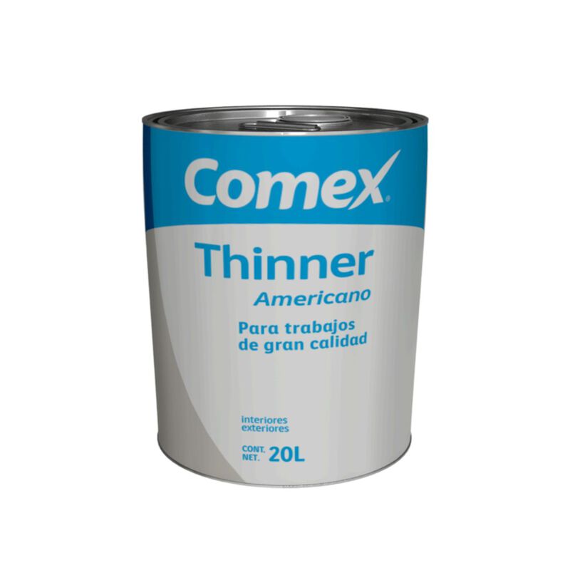 CUBETA 20 LTS COMEX THINNER TIPO AMERICANO image number null