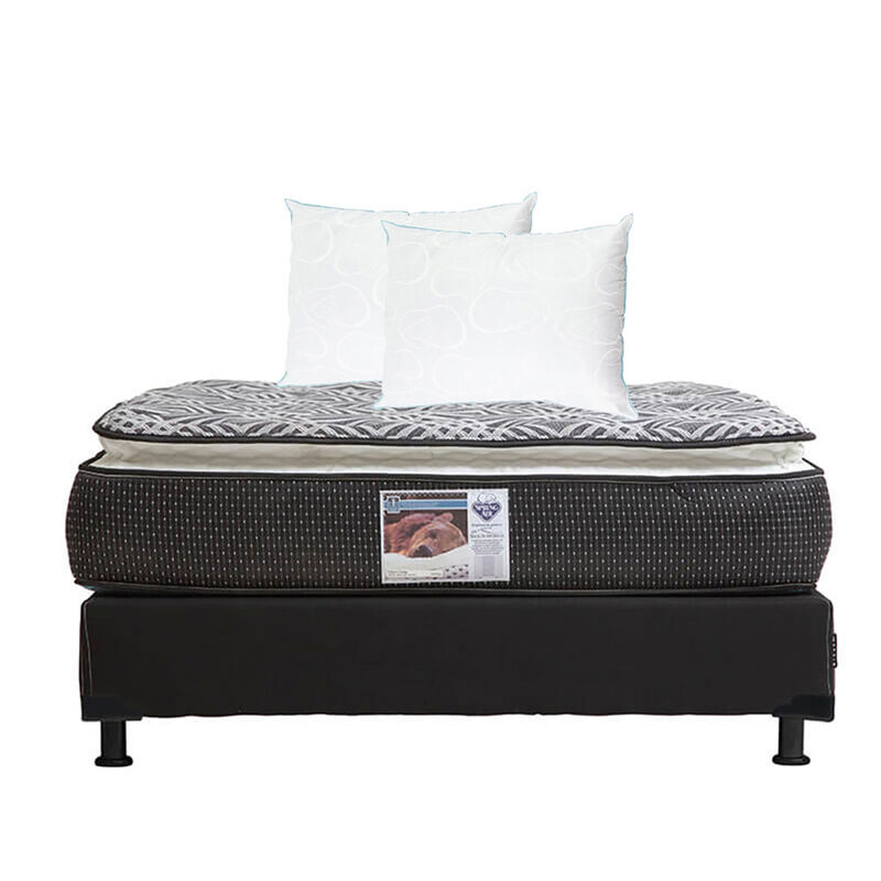 Colchón Queen Size Spring Air + Box Dicasa Blac... image number null