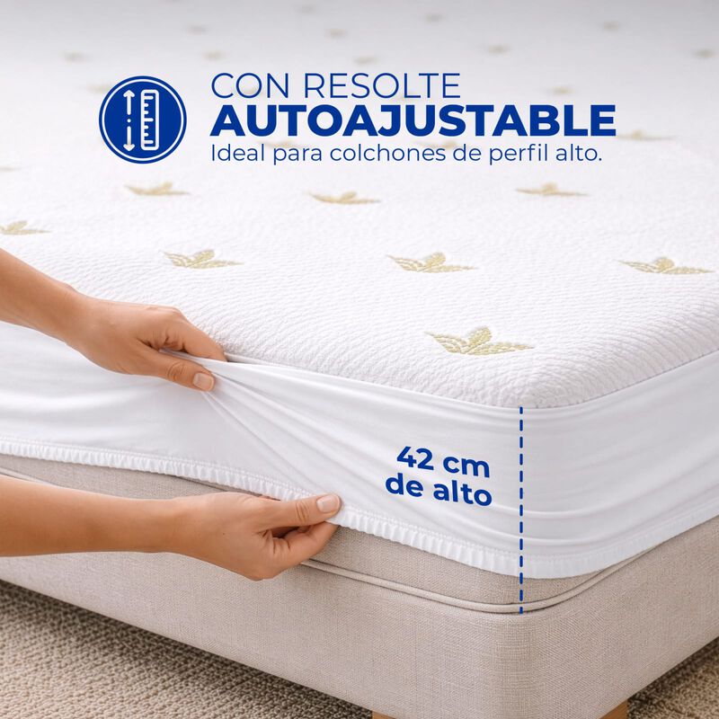 Protector De Colch&oacute;n Spring Air Bamboo Luxe Mat... image number null