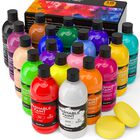 Set De Pintura Nicpro, 18 Colores, Lavable, Acr&iacute;lico, 250 Ml, Para Ni&ntilde;os