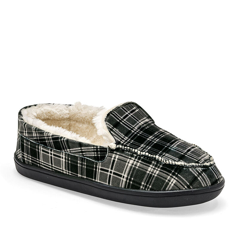 Mora Confort Pantufla para hombre negro gris image number null