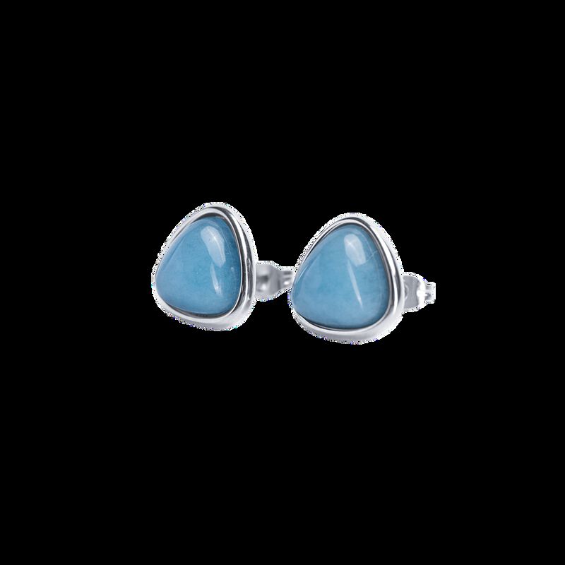 Aretes Acero Inoxidable Mujer Cuarzos, Regalos ... image number null