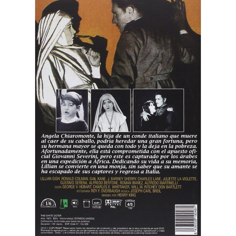 La Hermana Blanca [dvd] (1923) image number null