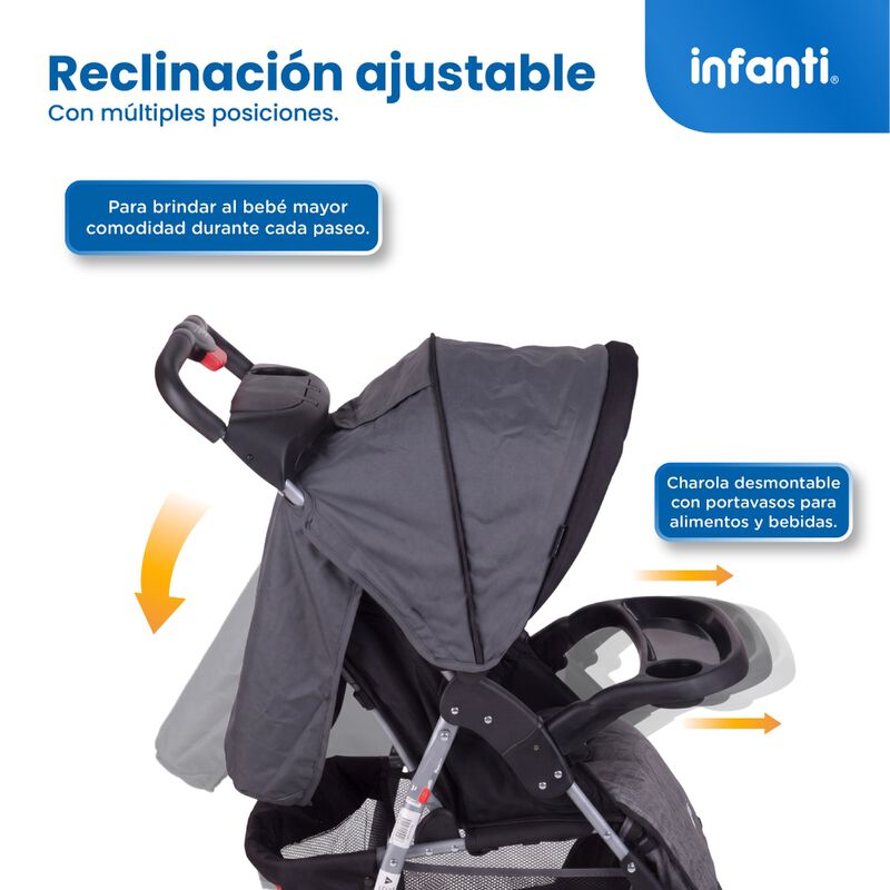 Carriola Travel System Lenni Gris Hasta 15 kg C... image number null