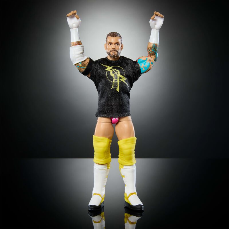 Figura De Acci&oacute;n Mattel Wwe Elite Cm Punk Serie... image number null