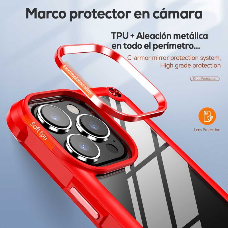 Funda Tekku Shock Hardshell Para Iphone 15 Pro ... image number null