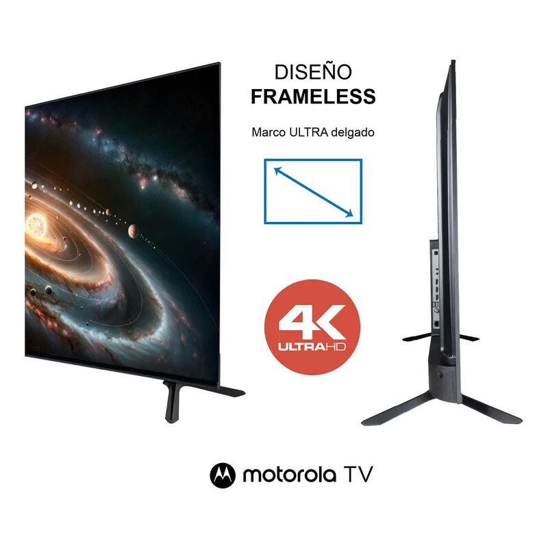 Motorola Smart Tv 50" 4k Qled Google Tv 5.0 - P... image number null