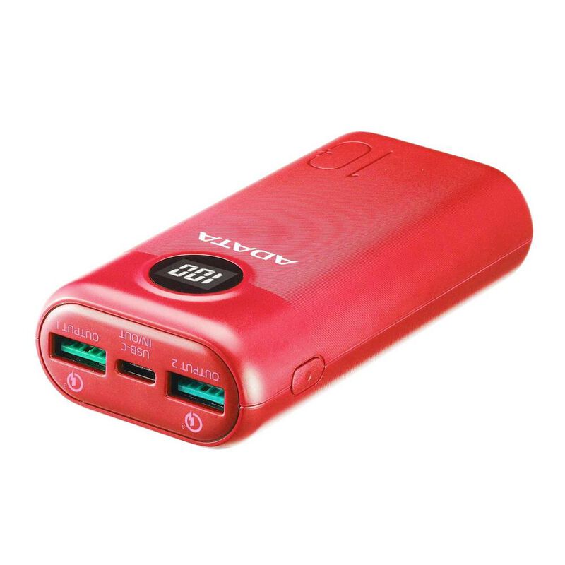 Bater&iacute;a Recargable ADATA Powerbank 10000mAH ROJ... image number null