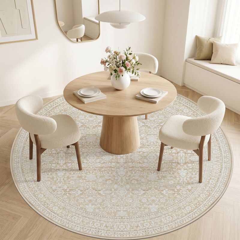 Alfombra Redonda Luxturiy 183 cm Lavable Color ... image number null