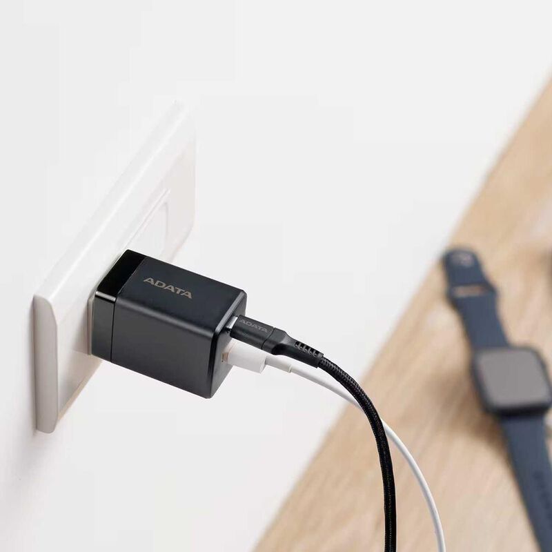 Cargador Ac Adata Usb-c Gan Pd 35w Dual Usb-a U... image number null