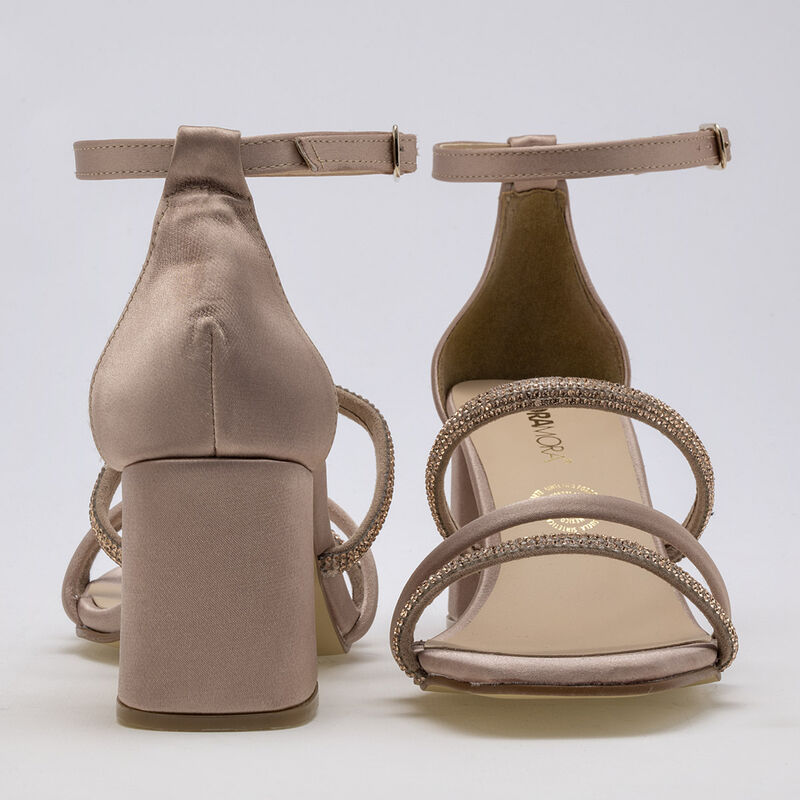 Moramora Zapatilla para mujer maquillaje satin image number null