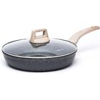 Sart&eacute;n Carote De Granito Antiadherente Con Tapa De Cristal De 26 Cm