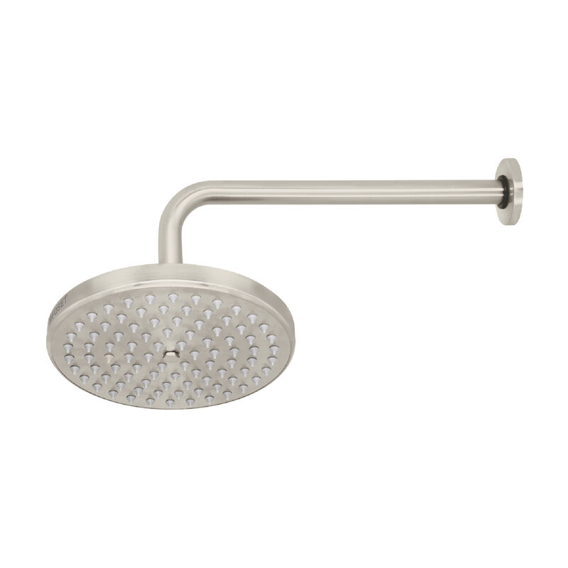 Regadera Sat&iacute;n 8' Plato Redondo con Brazo Foset... image number null