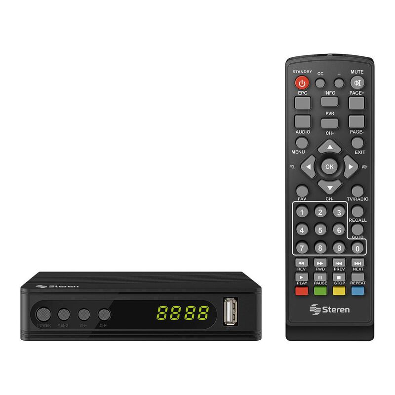 Decodificador de TV digital para canales HD 208... image number null