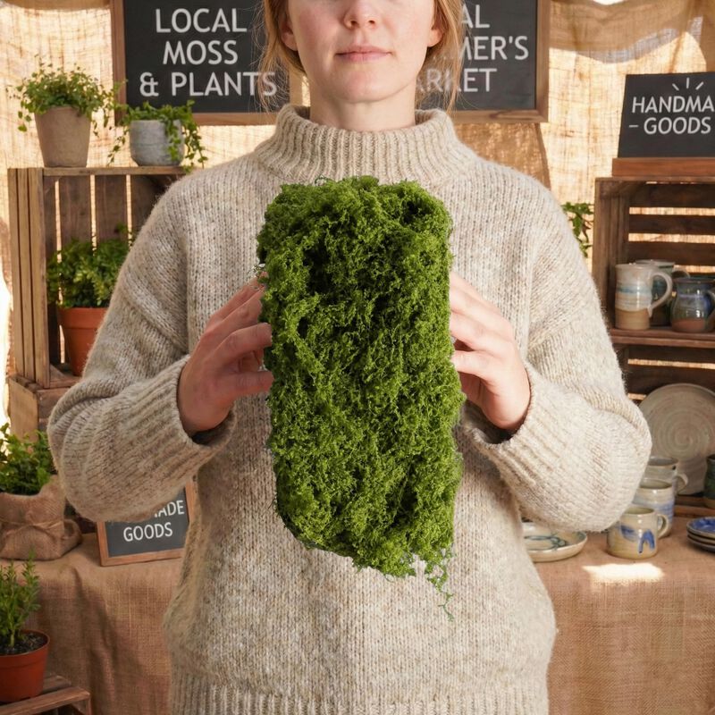 Tapete De Musgo Verde Usmola 10 &times; 120 cm Para M... image number null