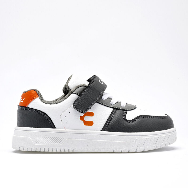 Charly Tenis Para Ni&ntilde;a Blanco Gris Cod 120478-2 image number null