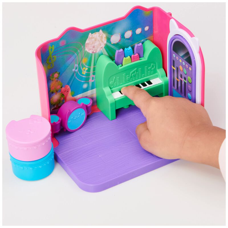 Toy Gabby's Dollhouse Groovy Music Room Con Dan... image number null