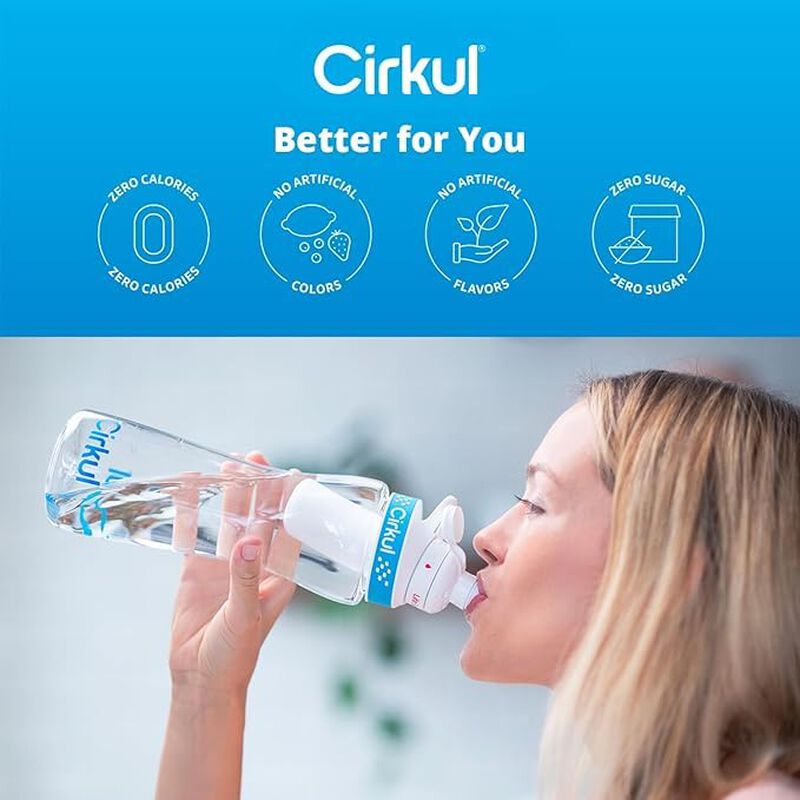 Botella De Agua Cirkul Matte Periwinkle De Acer... image number null