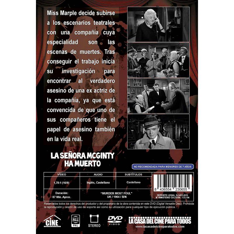 La Se&ntilde;ora Mcginty Ha Muerto (dvd) image number null