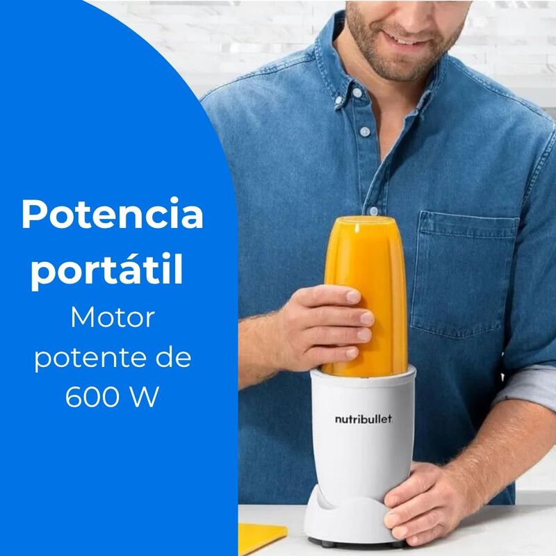 Licuadora Personal Nutribullet Pro 900 W Blanco... image number null