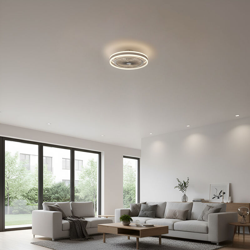 Ventilador de Techo LED Austral Gris 40W Contro... image number null