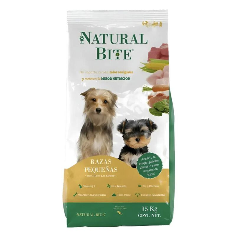 Natural Bite Razas pequeñas 15 Kg Original Sell... image number null