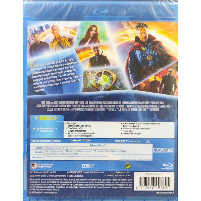 Doctor Strange [blu-ray] image number null