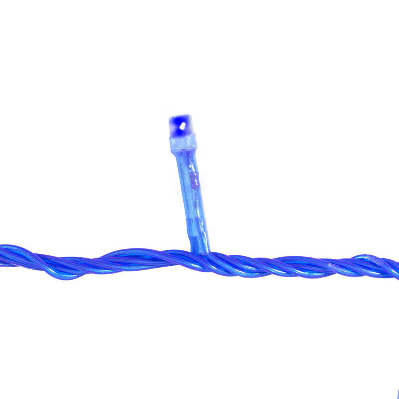 Serie tipo cascada LED luz azul 300 LED 8 funci... image number null