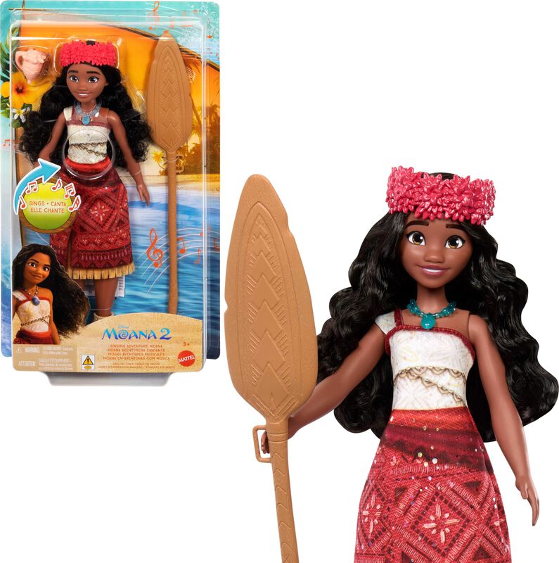 Mu&ntilde;eca Mattel Disney Moana 2 Singing Adventure ... image number null