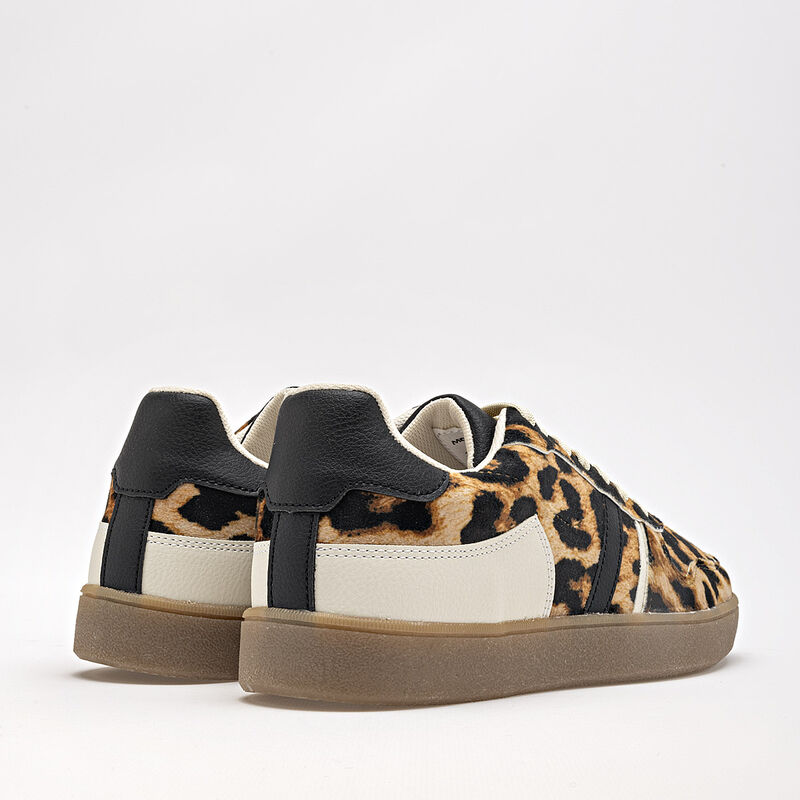 Moramora Tenis urbano para mujer camel negro hu... image number null