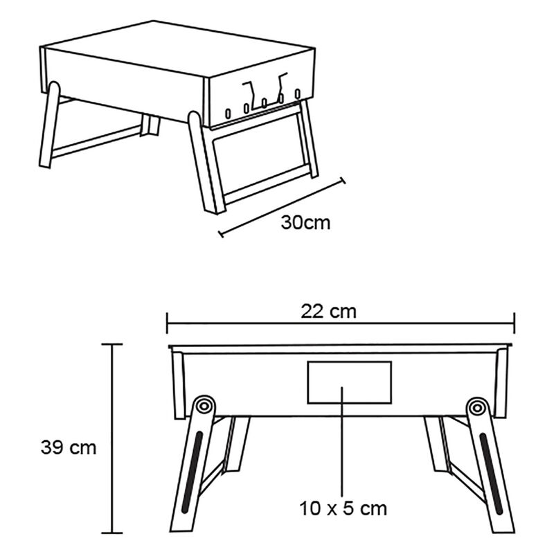 Asador Portatil New York image number null