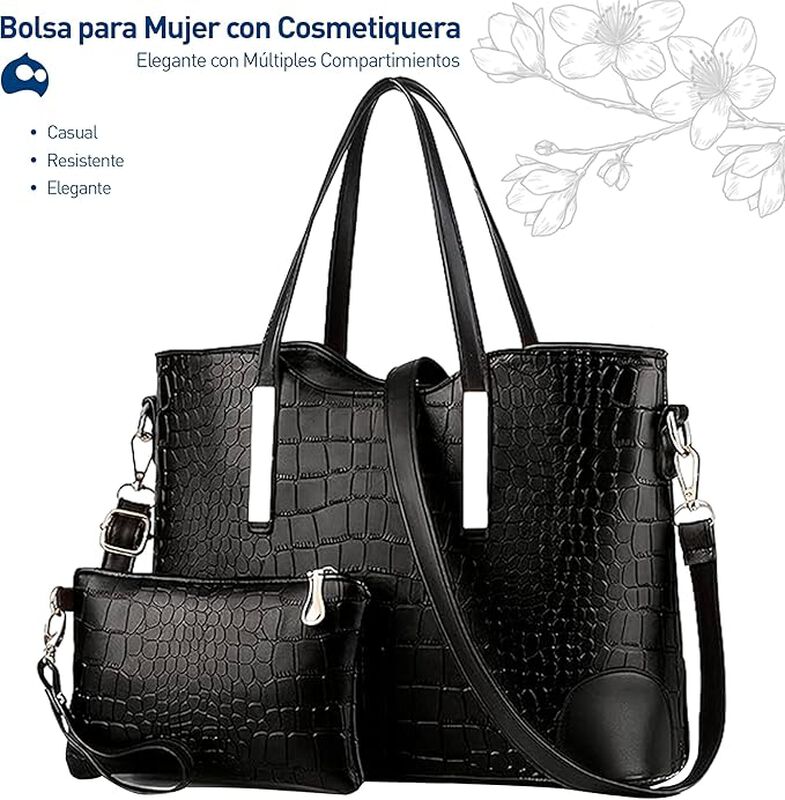 Bolsa para Mujer con Cosmetiquera Bluelander image number null