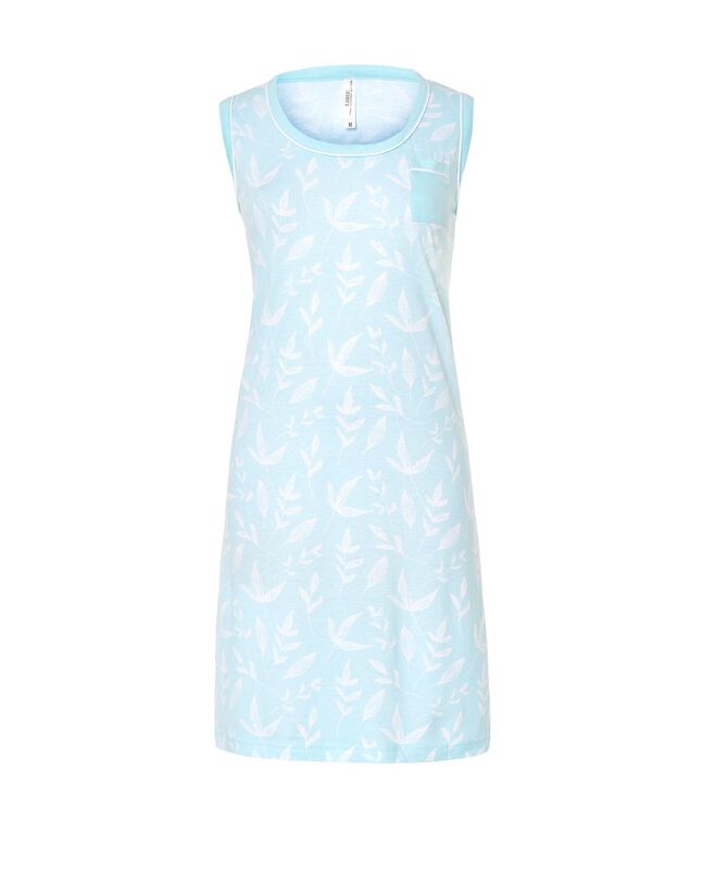 Camis&oacute;n S/M con Estampado de Hojas Verde image number null