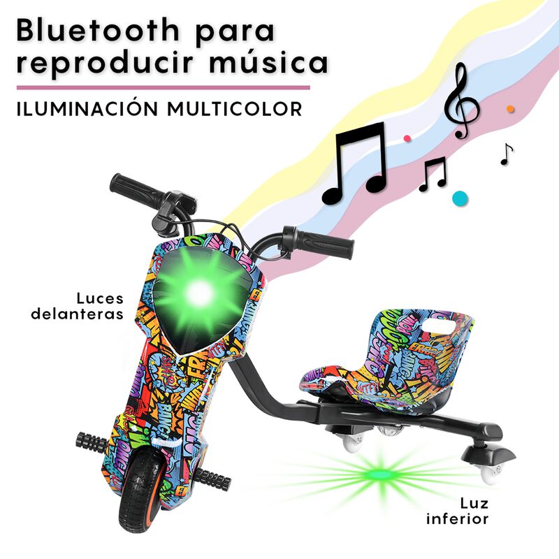 Triciclo Eléctrico Honey Whale MZ008 Multicolor... image number null