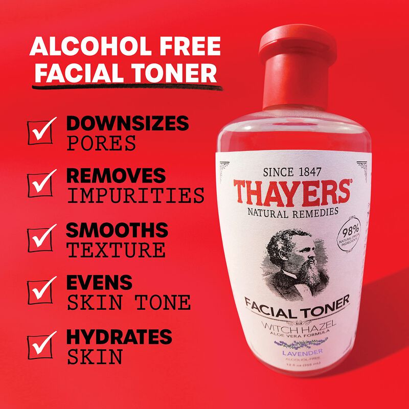 T&oacute;nico Facial Thayers Sin Alcohol, Lavanda Y Ha... image number null