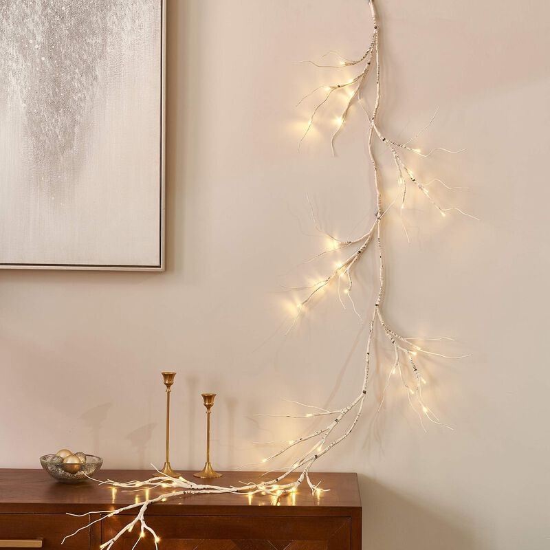 Guirnalda De Abedul Iluminada Litbloom, 1,8 M, ... image number null