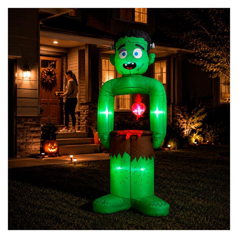 Inflable Halloween Frankenstein 1.8m Jardin Ext... image number null