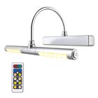 Luz Para Cuadros Luxsway Inal&aacute;mbrica Con Control Remoto Regulable 180&deg; Plata