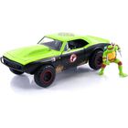 R&eacute;plica Chevrolet Camaro Hollywood Rides 1967 y figura de Raphael, Las Tortugas Ninja (Teenage Mutant Ninja Turtles) 20 cm