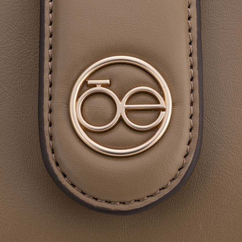 Bolsa Satchel Grande Con Mascada Color Camel image number null