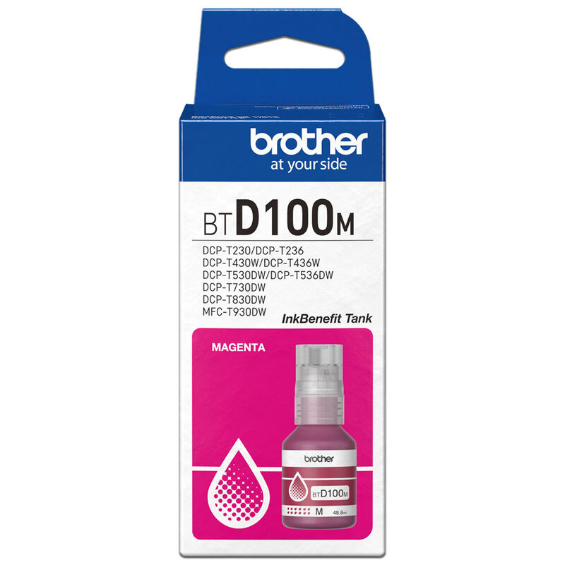 Botella de Tinta Brother BTD100M, Ultra Alto Re... image number null