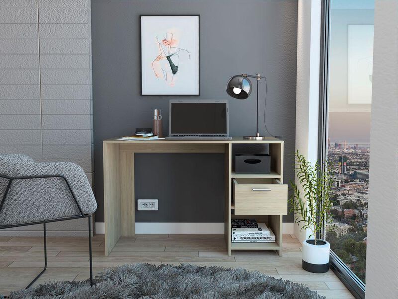 Escritorio Malasia, Beige, Con Un Caj&oacute;n Virtual... image number null