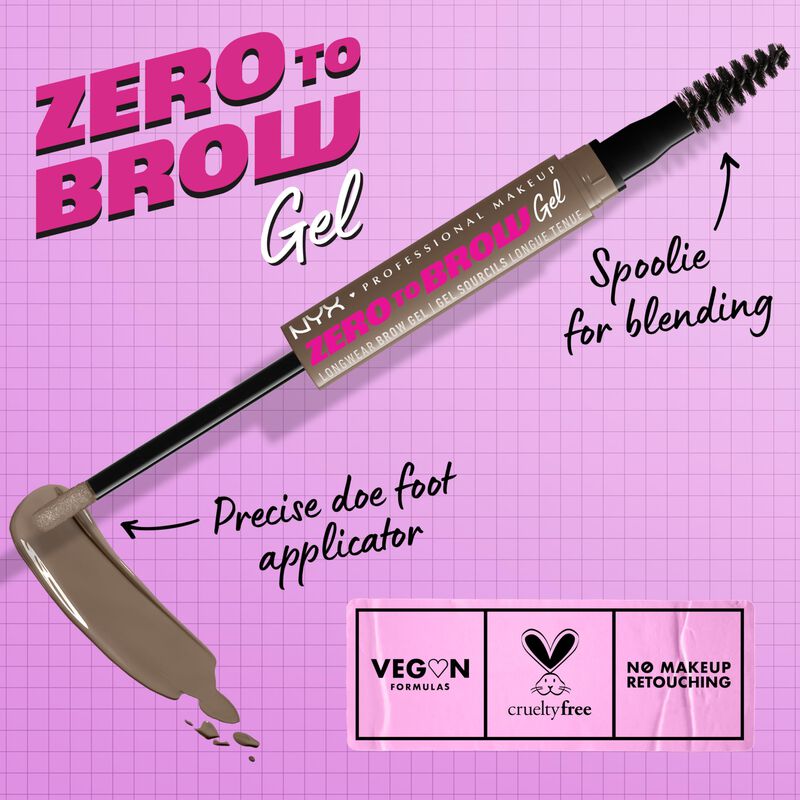 Gel Para Cejas Nyx Professional Makeup Zero To ... image number null